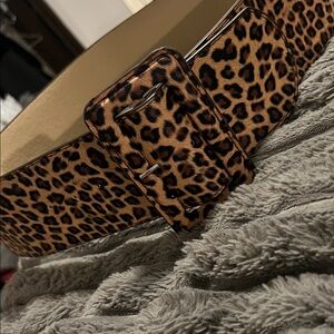 Leopard Print Women's Belt
